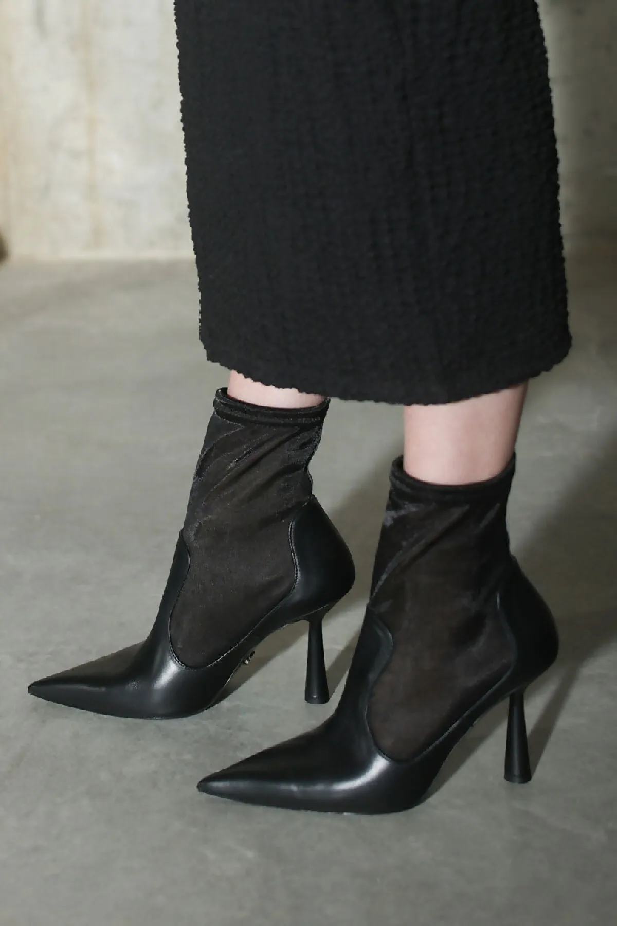 Anna Boot 95 Black Leather