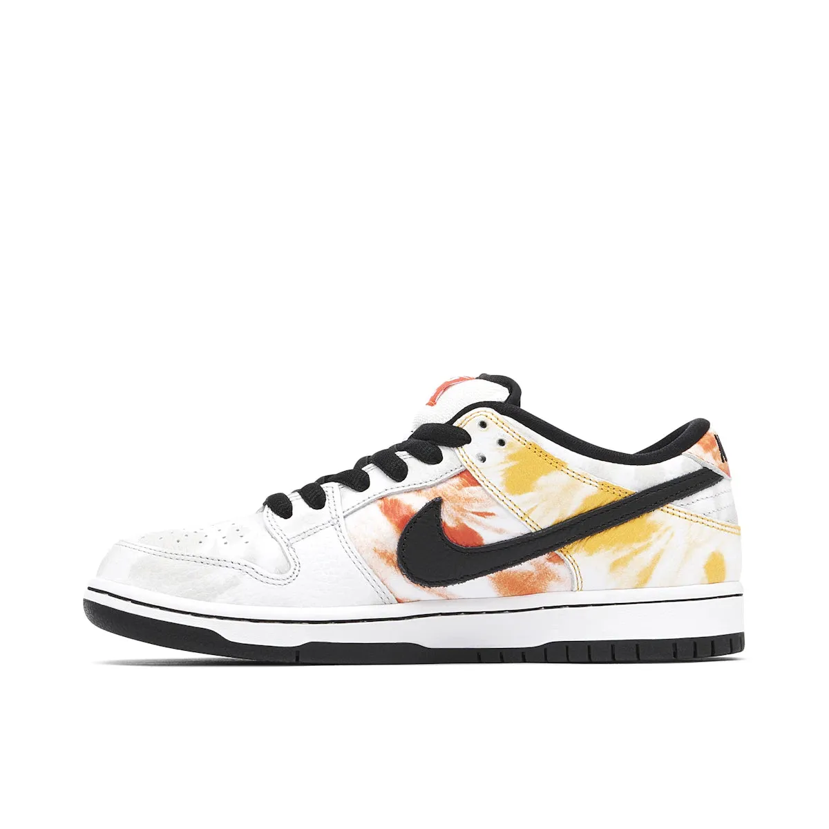 Nike SB Dunk Low Raygun Tie-Dye White running in dry conditions