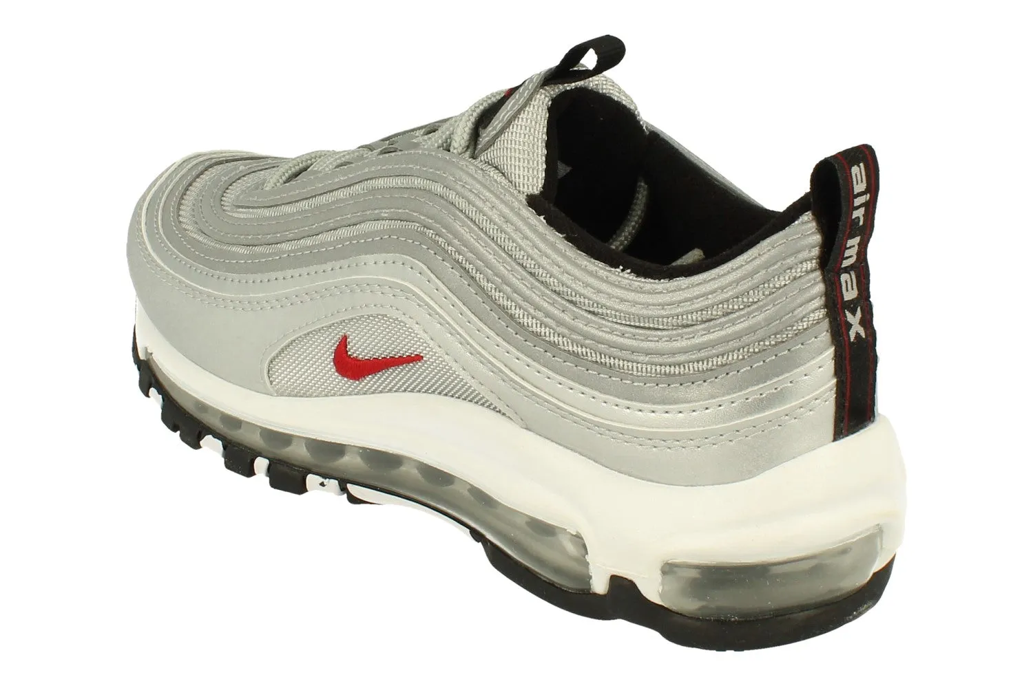 Nike Air Max 97 QS GS 918890 001 sunny - day - runner running in a suburban area shoes