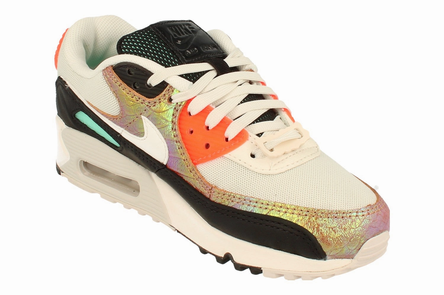 Nike Womens Air Max 90 CW2656 001 Easy on off Velcro Closure