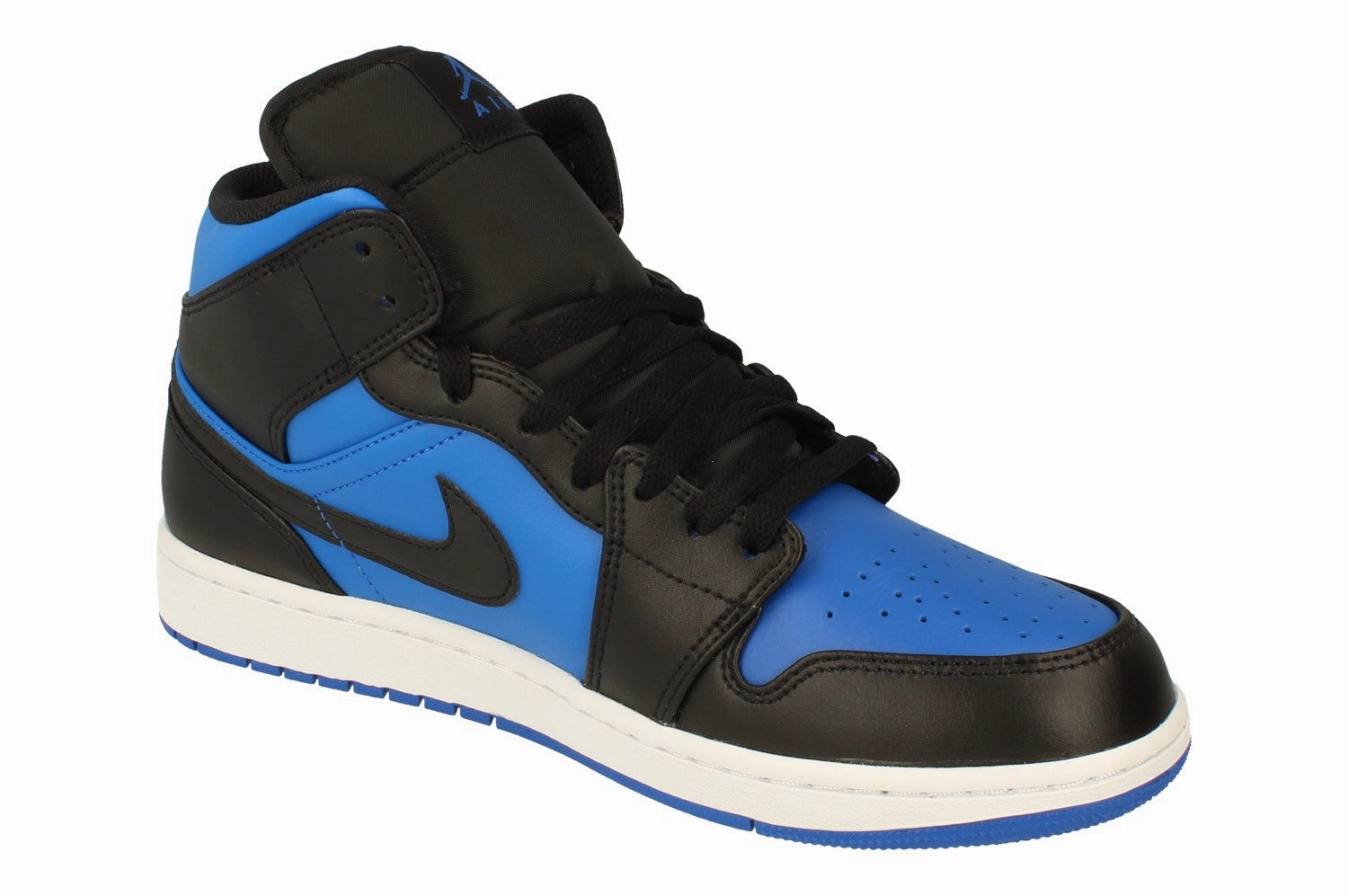 Nike Air Jordan 1 Mid Mens Trainers Dq8426 042 Non Marking Rubber Quick Lacing System