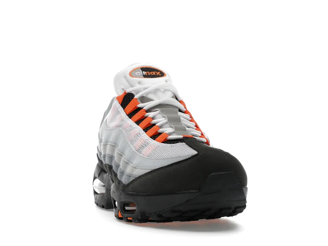 Sculpted cushioning Reinforced Eyelets Nike Air Max 95 OG Big Bubble Bright Mandarin (2025)