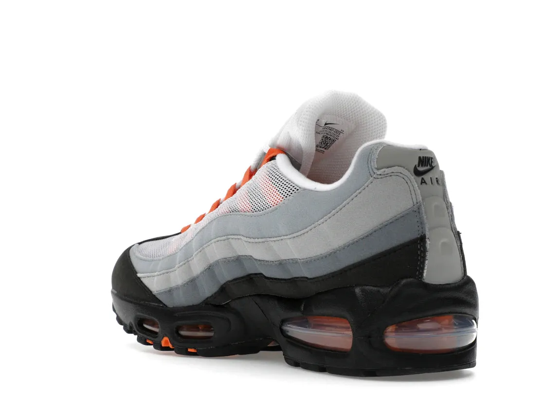 Comfortable Upper Daily Commuting Nike Air Max 95 OG Big Bubble Bright Mandarin (2025)