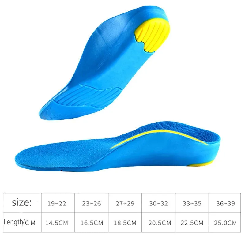 Arch Support Orthopedic Insoles for Kids Shoes