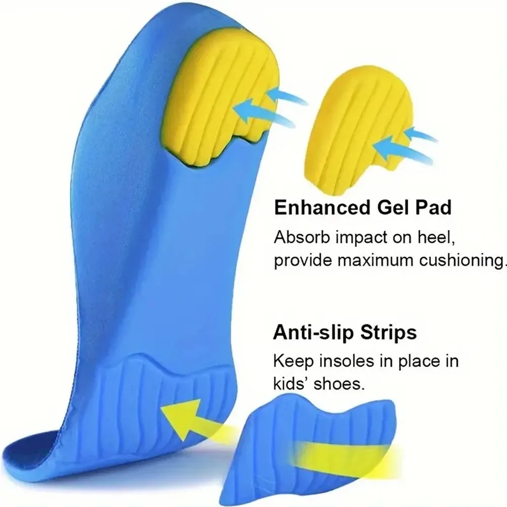 Arch Support Orthopedic Insoles for Kids Shoes