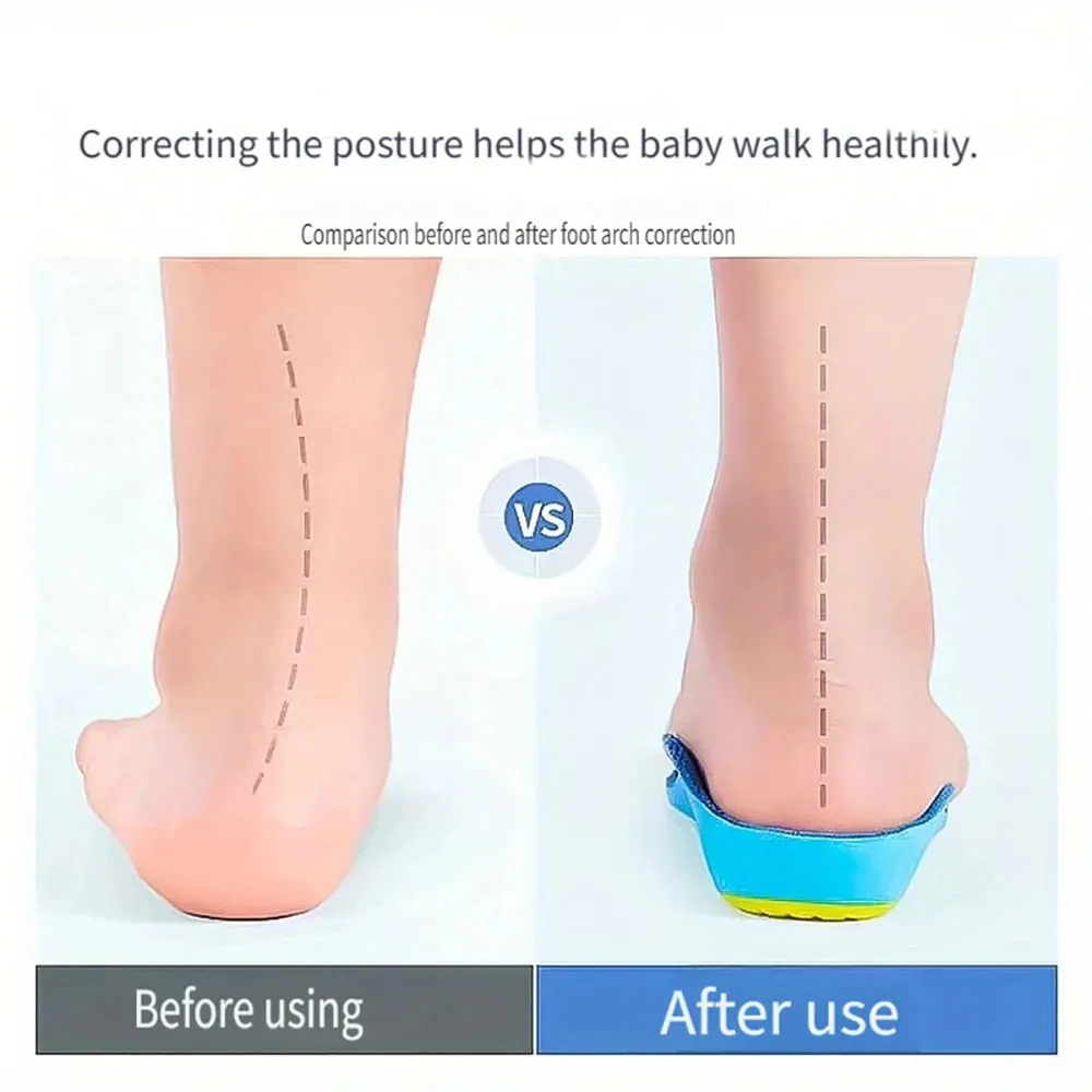 Arch Support Orthopedic Insoles for Kids Shoes