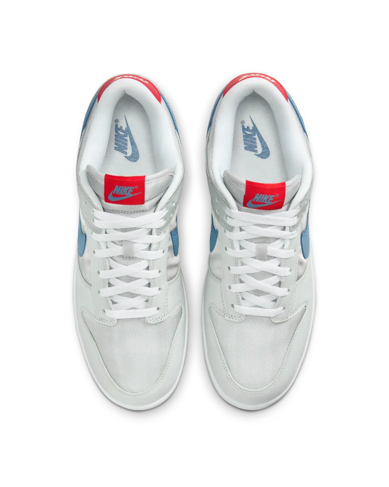 Breathable mesh construction Nike Dunk Low "SILVER BLUE"