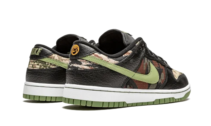 Outdoor Feel Hydraulic Heel Cushioning Nike Dunk Low SE Black Multi-Camo (Crazy Camo)