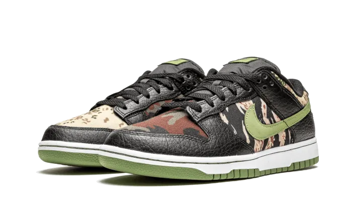 Ergonomic Heel Cup Nike Dunk Low SE Black Multi-Camo (Crazy Camo)