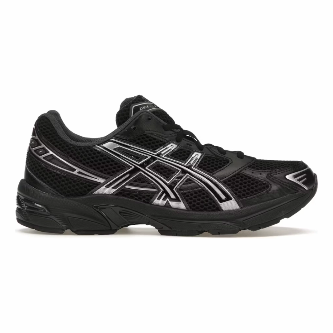 ASICS Gel-1130 Black Pure Silver gel inserts modern running wear