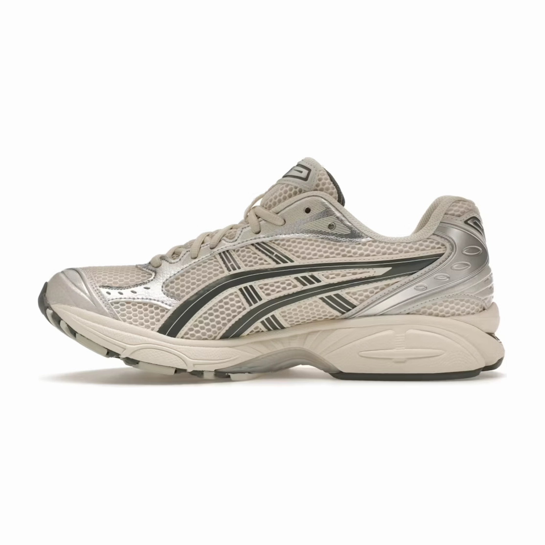 ASICS Gel-Kayano 14 Birch Dark Pewter luxury running option treadmill running footwear