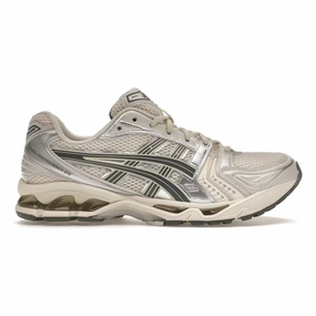 ASICS Gel-Kayano 14 Birch Dark Pewter speed runners powerlifting shoes