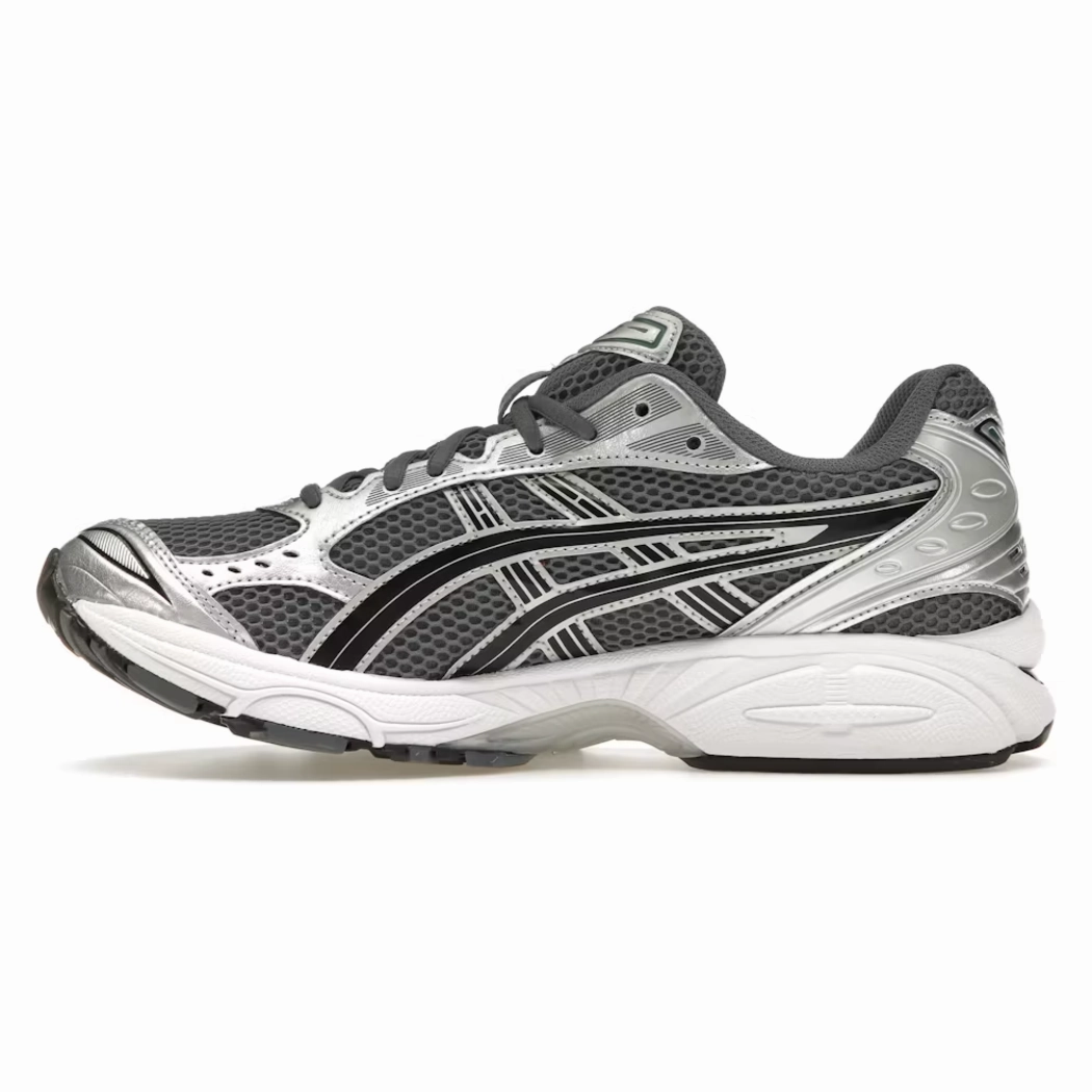 running in a group shoes ASICS Gel-Kayano 14 Metropolis Jasper Green