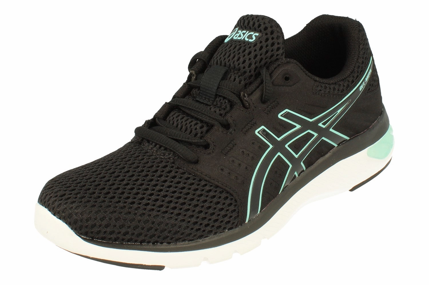 Asics Gel-Moya Womens T891N 9090 running in a community park shoes