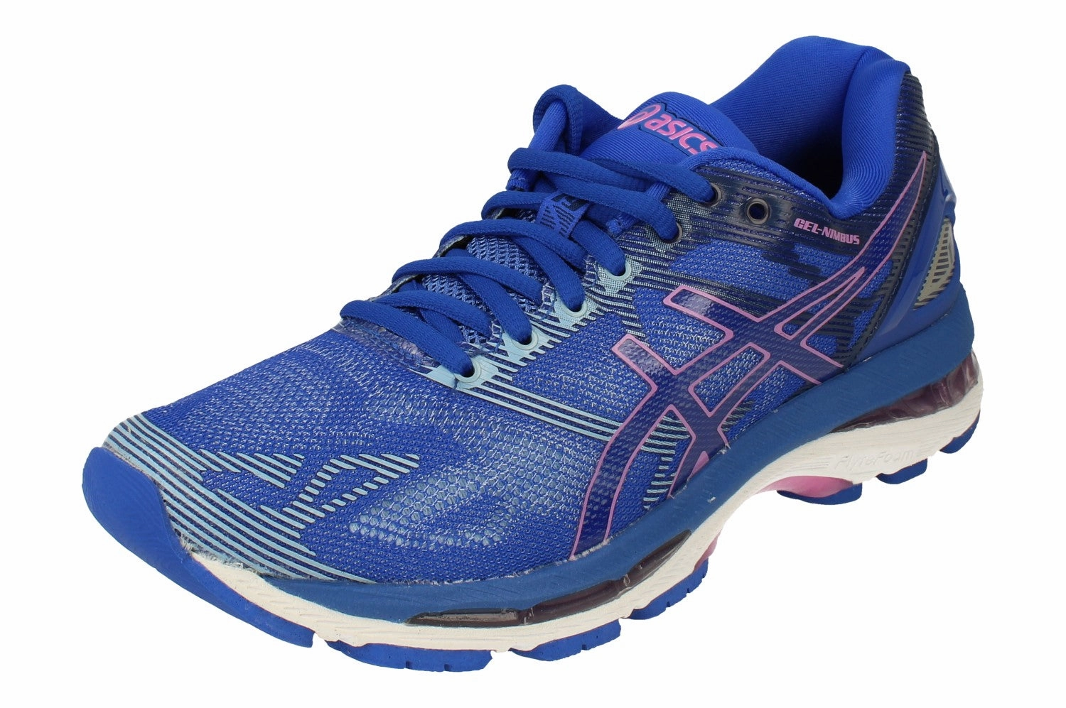 Asics Gel-Nimbus 19 Womens T750N 4832 asymmetrical shoes traction - pattern sole shoes
