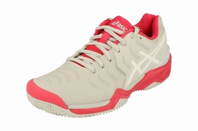 Asics Gel-Resolution 7 Clay Womens Tennis Shoes E752Y Sneakers Trainers 9601 suede - upper shoes