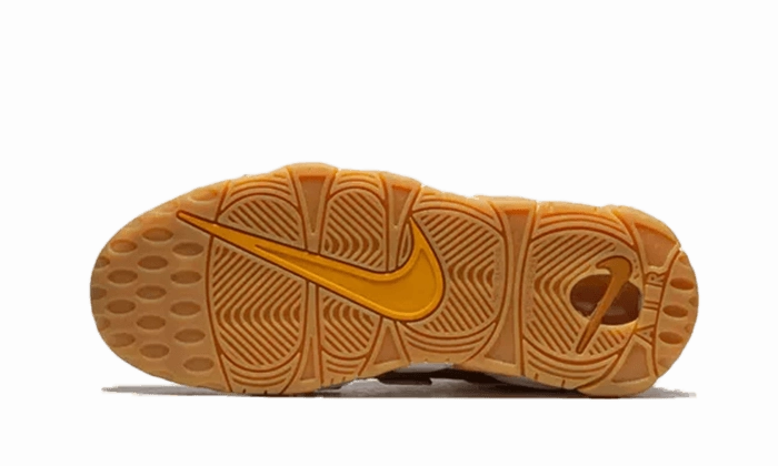 Nike Air More Uptempo Wheat Gum Textured Outsole Pattern