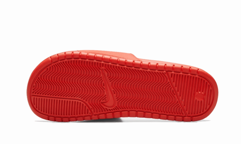 Comfortable Foot Support High Top Design Nike Benassi Stussy Habanero Red