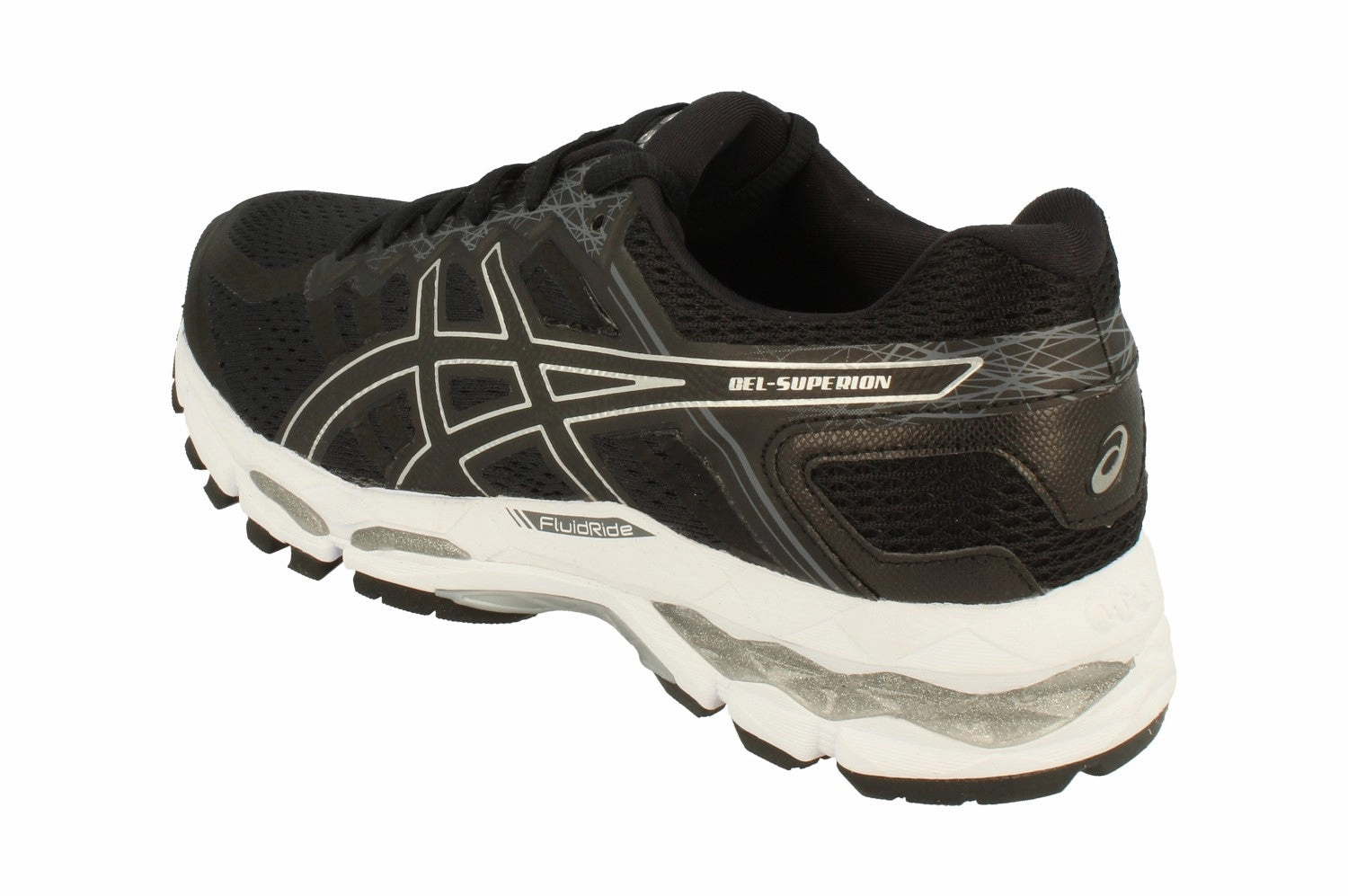 Asics Gel-Superion Womens T7H7N 9090 running on snow shoes cloudy