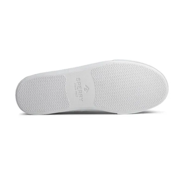 BAHAMA II Mens Canvas Boat Shoes White