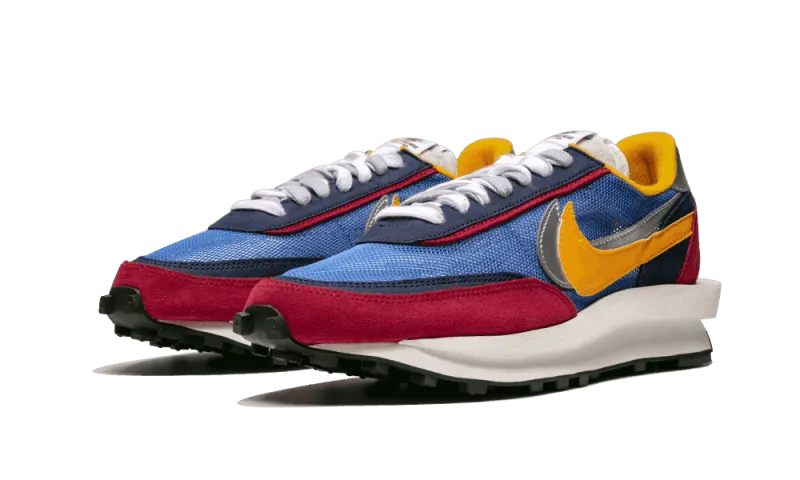 Hydrophobic Fabric Minimalist Nike LD Waffle Sacai Blue Multi