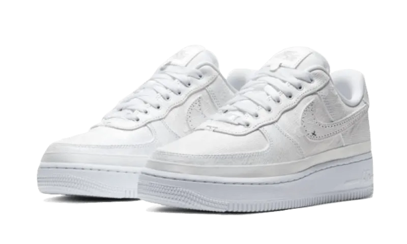 Everyday No Laces Nike Air Force 1 Low Tear Away White