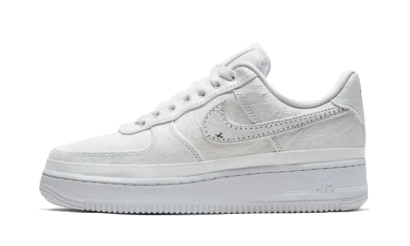 Wide Footbed Torsion Control Arch Nike Air Force 1 Low Tear Away White