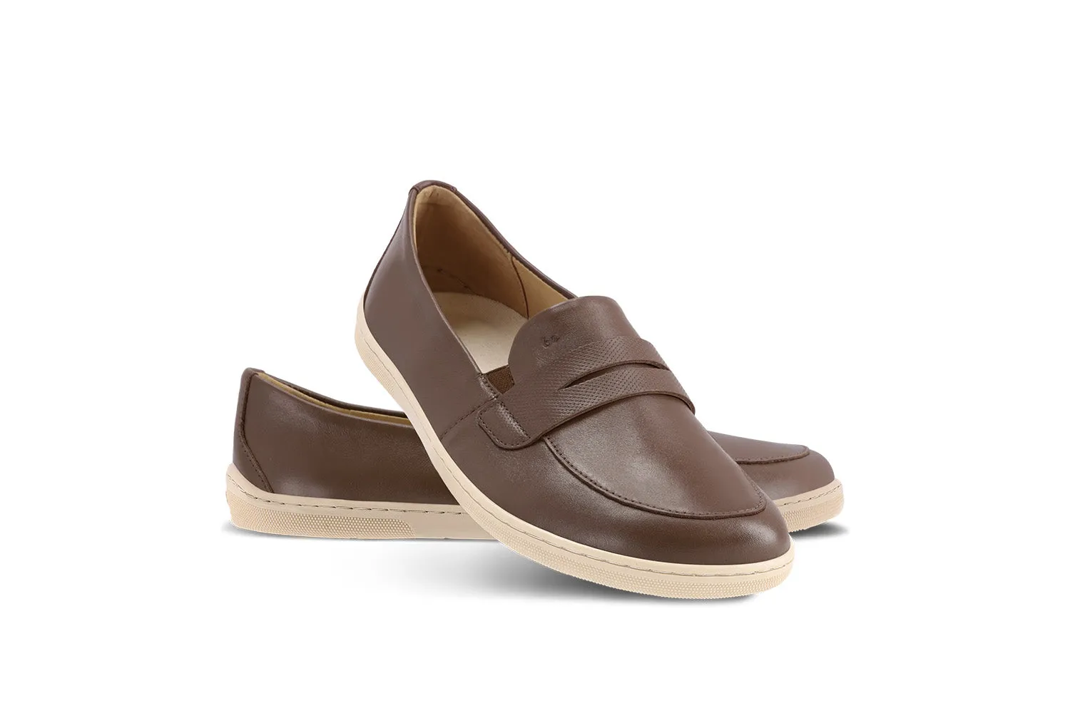 Barefoot Moccasins Be Lenka Buena - Dark Brown & Beige