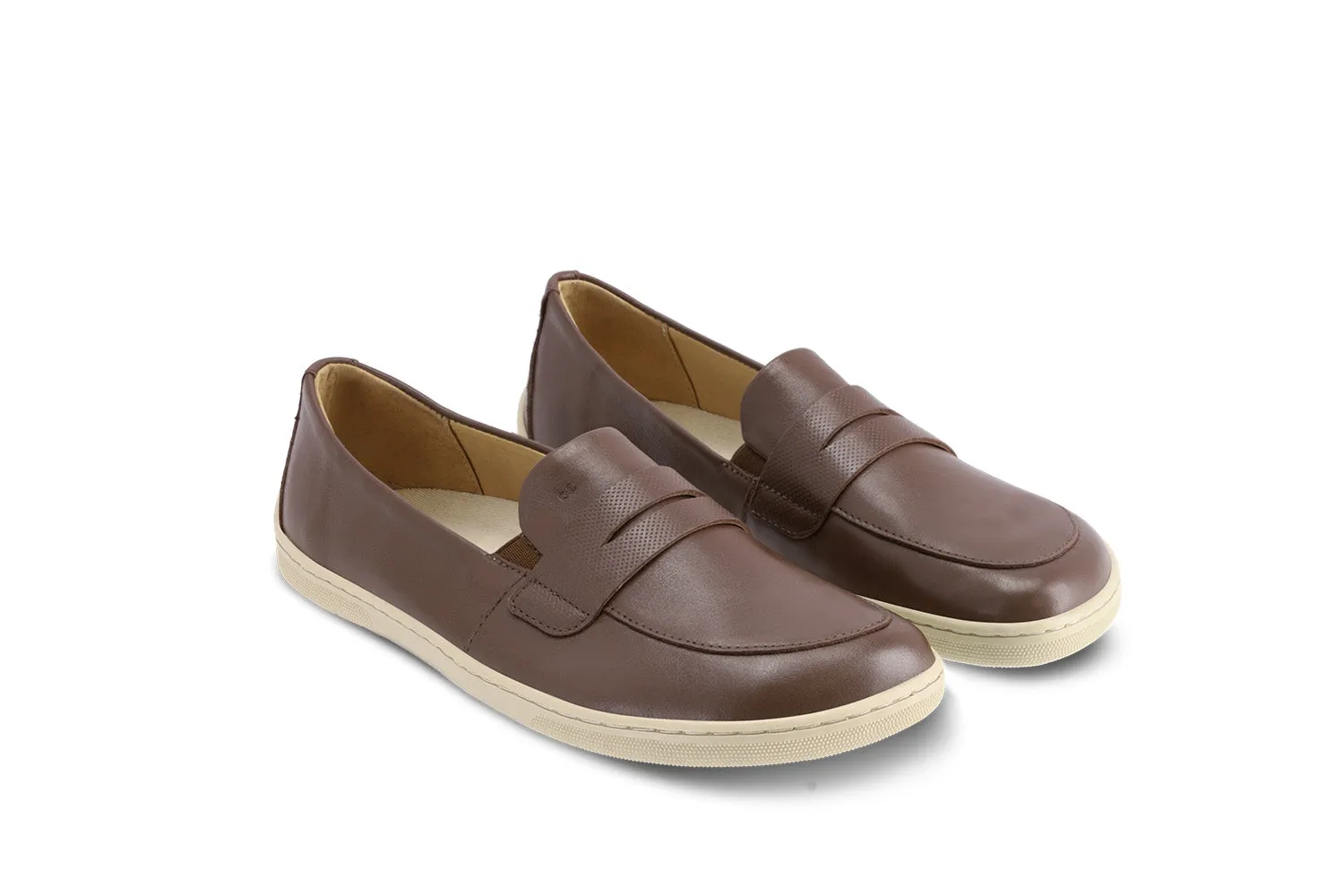 Barefoot Moccasins Be Lenka Buena - Dark Brown & Beige