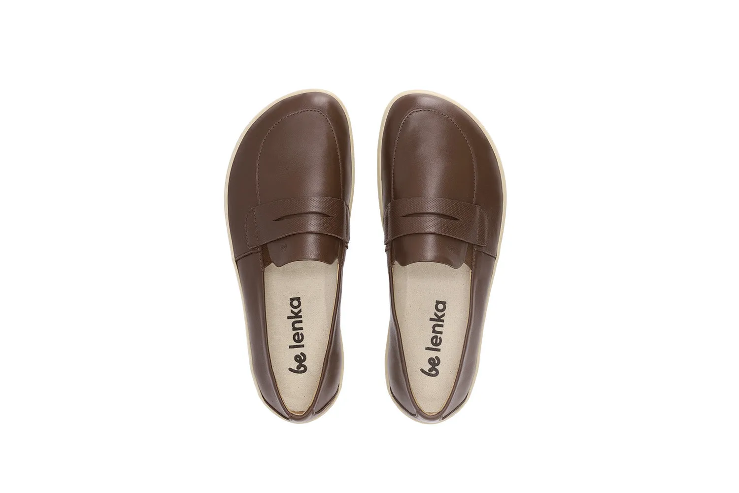 Barefoot Moccasins Be Lenka Buena - Dark Brown & Beige