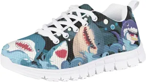Belidome Boys Girls Kids Sneakers Knitted Mesh Sports Shoes Lightweight Breathable for Running Walking Hiking