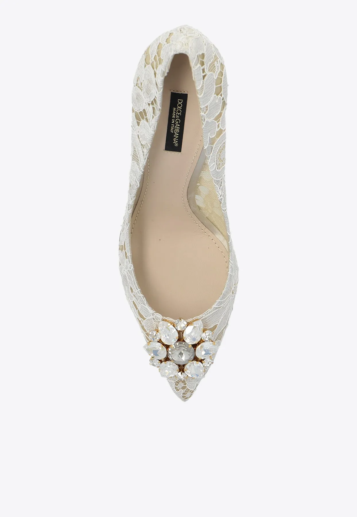 Bellucci 90 Taormina Lace Pumps
