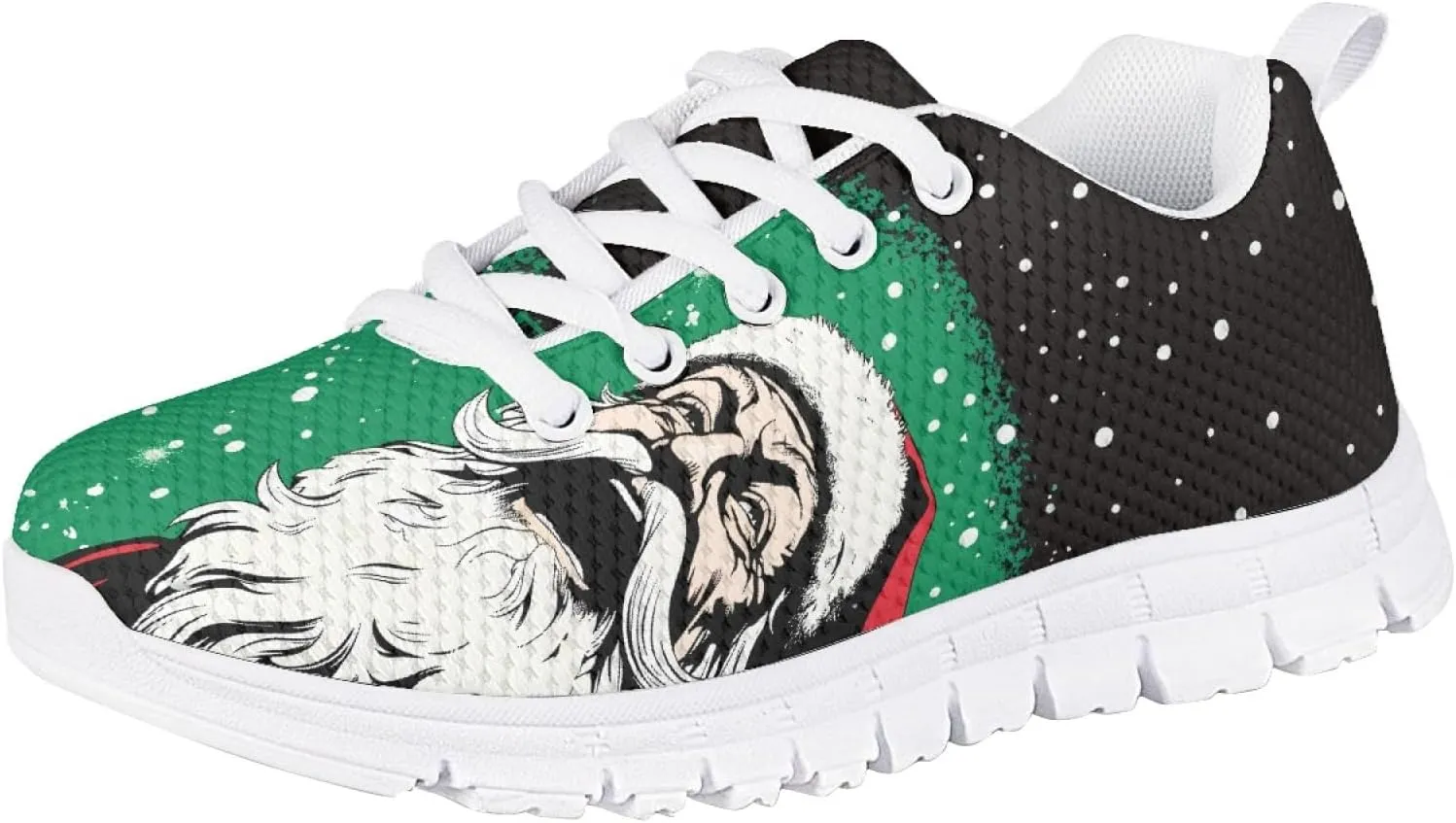 Bengbobar Boys Christmas Sneakers Lightweight Breathable Walking Shoes Kids Most Comfortable Casual Playing Sports Shoes