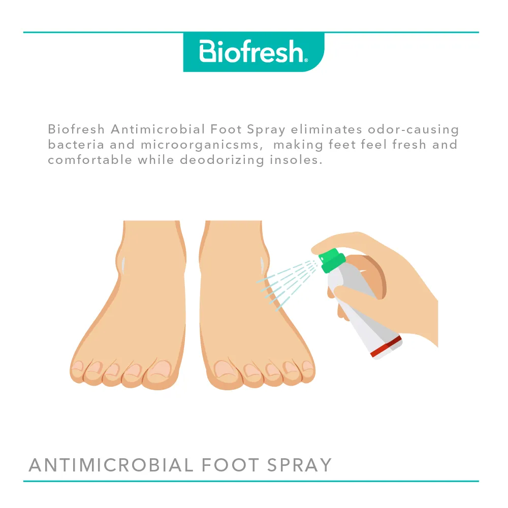 Biofresh Unisex Antimicrobial Foot Spray 1 piece FLFS16