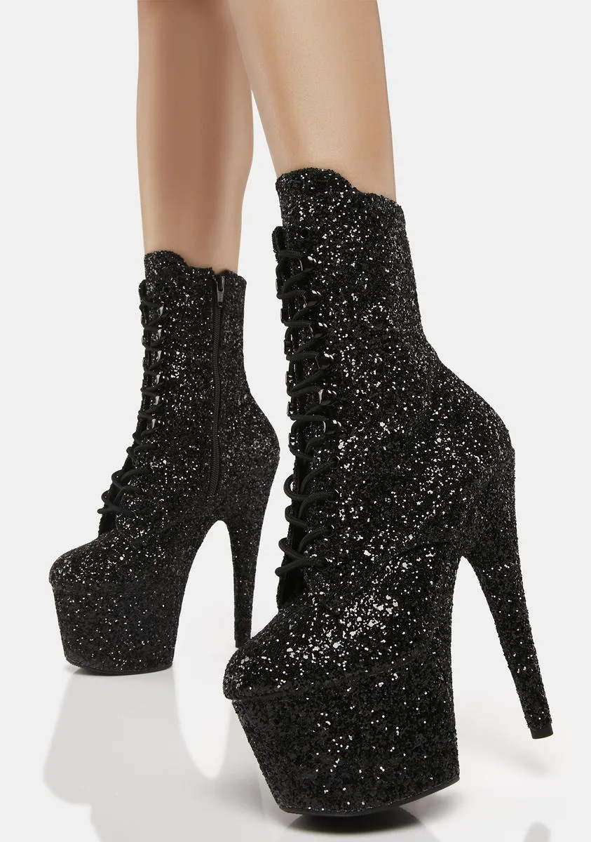 Black Adore-1020Gwr Platform Boots