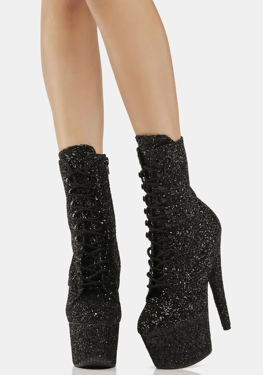 Black Adore-1020Gwr Platform Boots