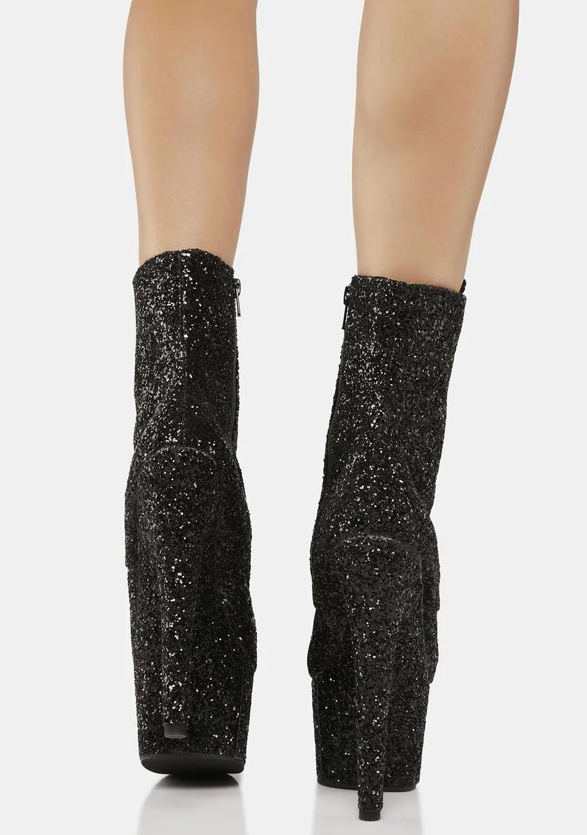 Black Adore-1020Gwr Platform Boots
