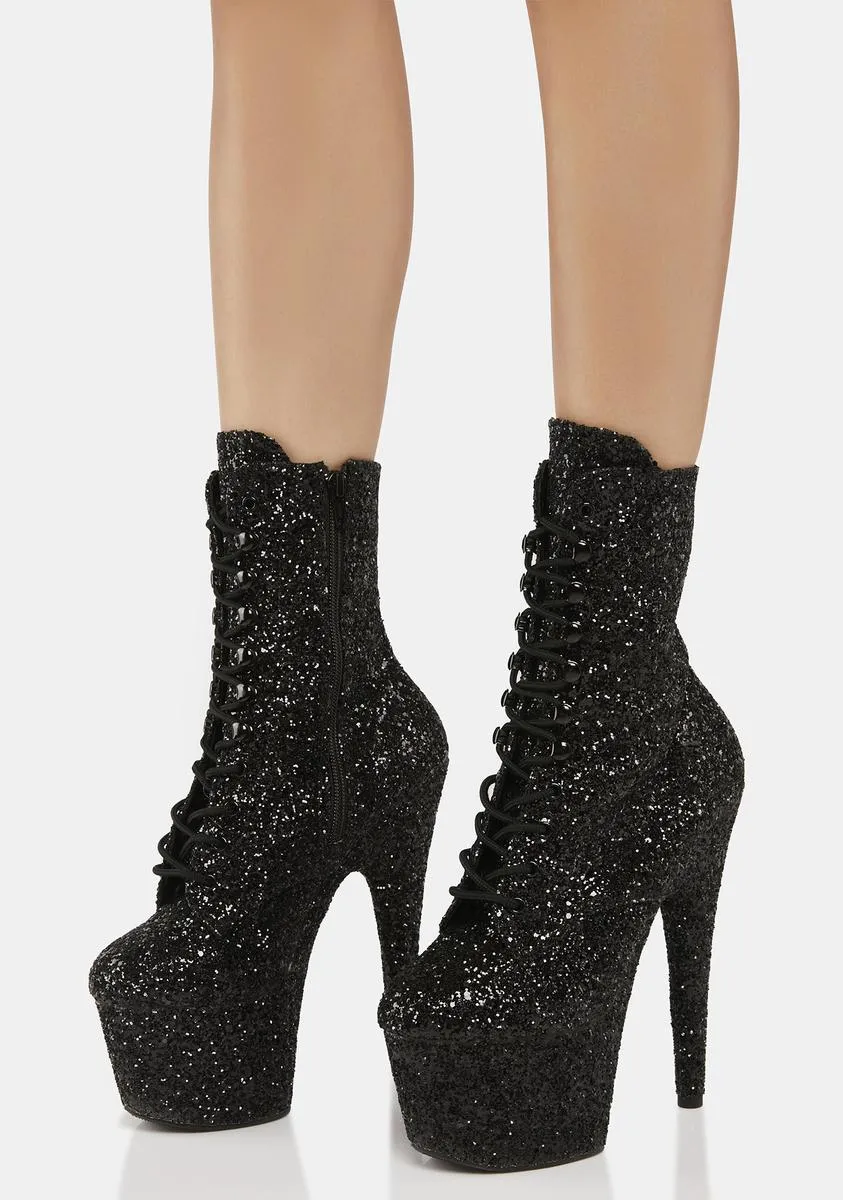 Black Adore-1020Gwr Platform Boots