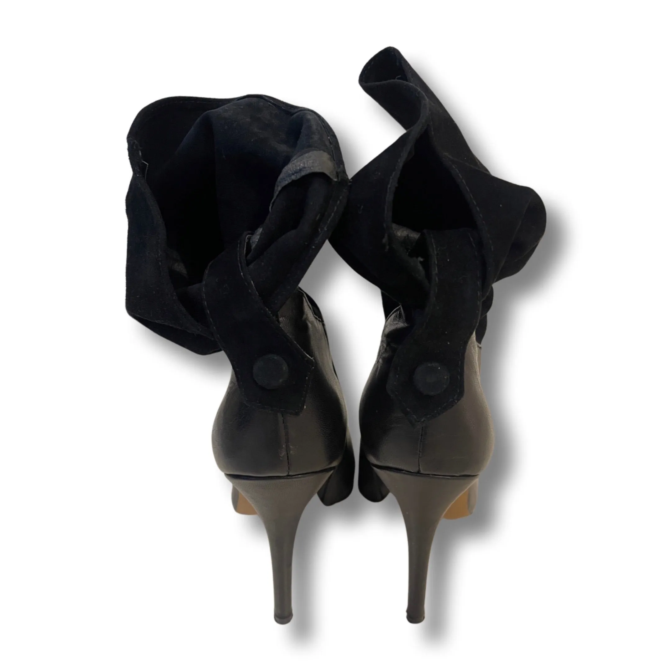 Black booties by Supertrash