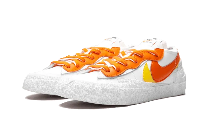Blazer Low Sacai White Magma Orange temporary shoes indoor activity