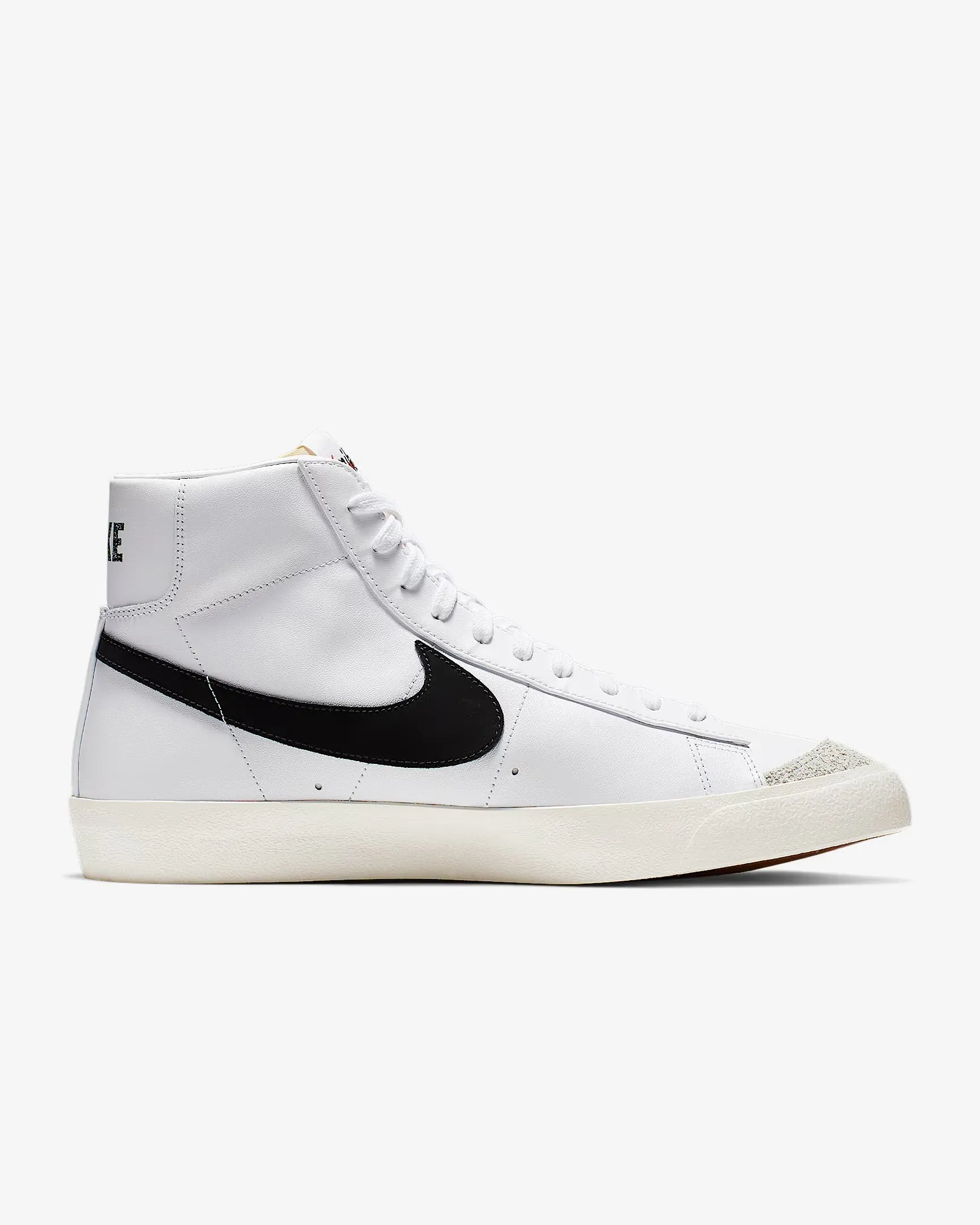 Blazer Mid '77 Vintage 'White Black' for beginners Resilient