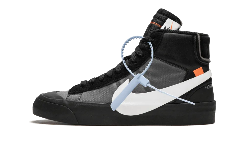 Blazer Mid Off-White Grim Reaper Runners with Flat Feet Comfort Strap
