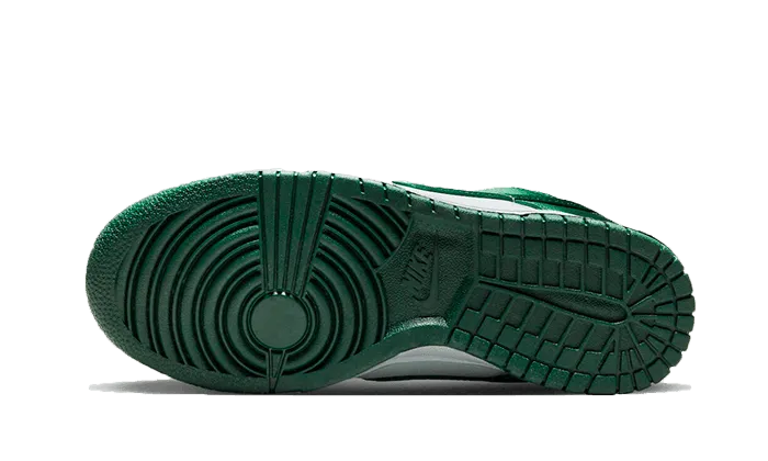 Dunk Low Satin Green running in a geyser area shoes padded - collar - comfortableness shoes