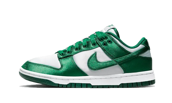 Nike Dunk Low Satin Green 3D Knit Engineering Carbon Fiber Infusion