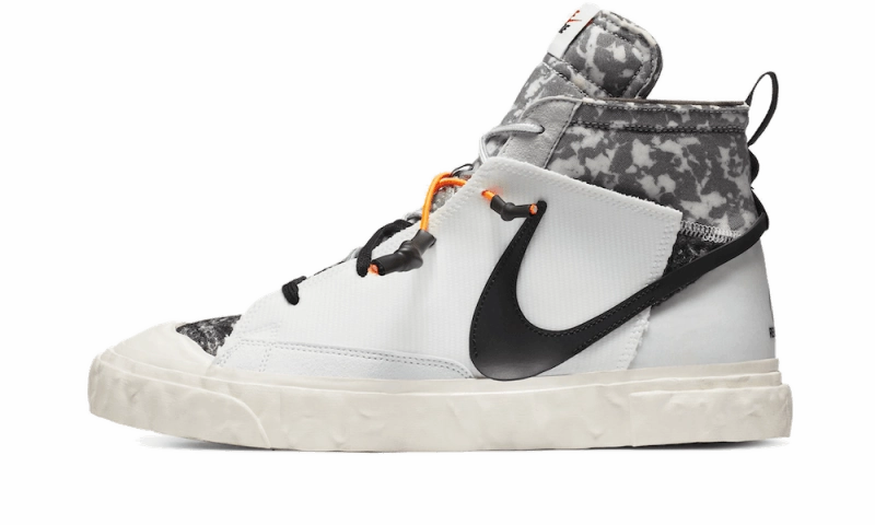 Cushioned Upper Stability Heel Nike Blazer Mid READYMADE White