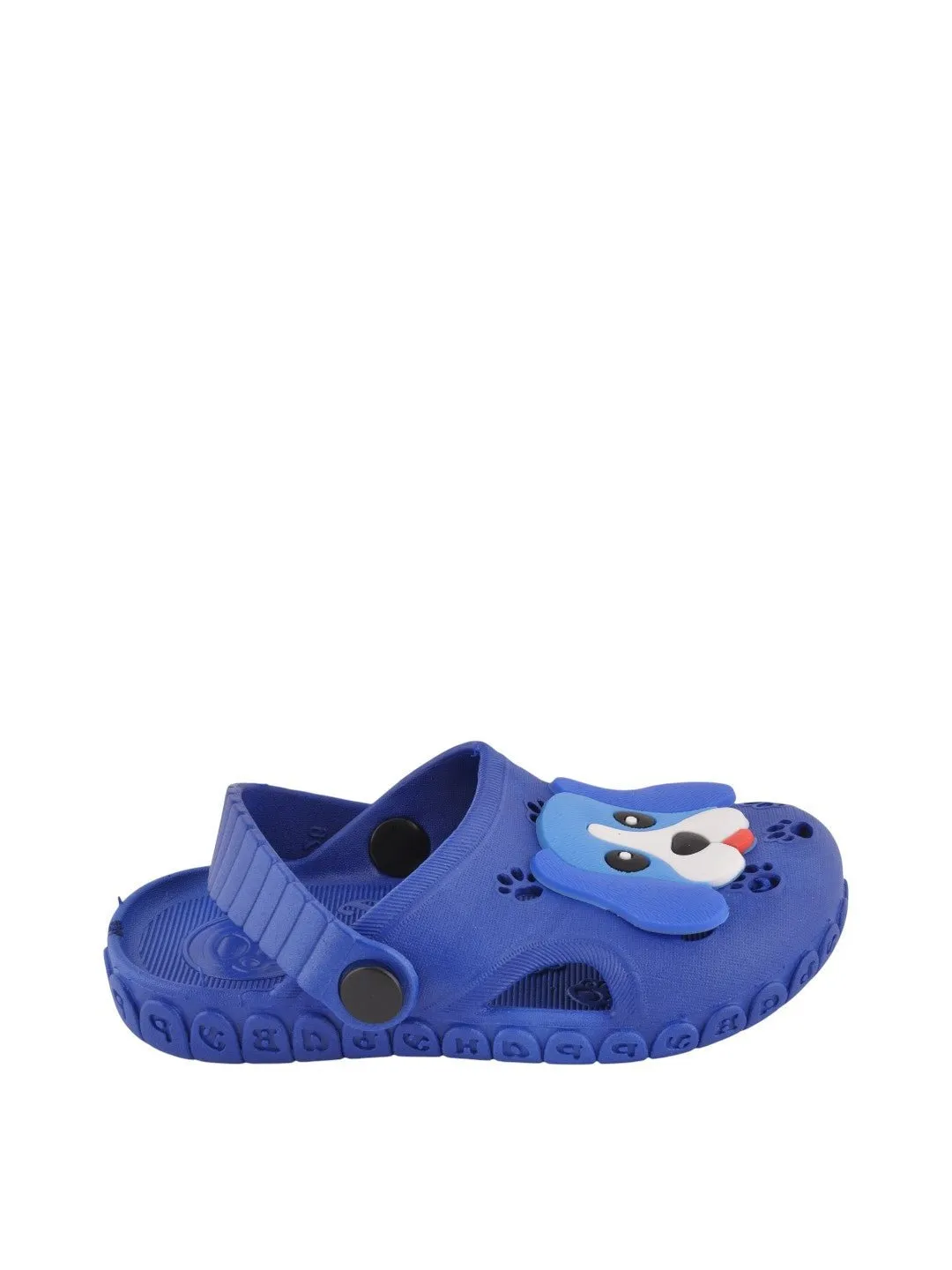 Blue Puppy-Themed Clogs with Paw Print for Boys
