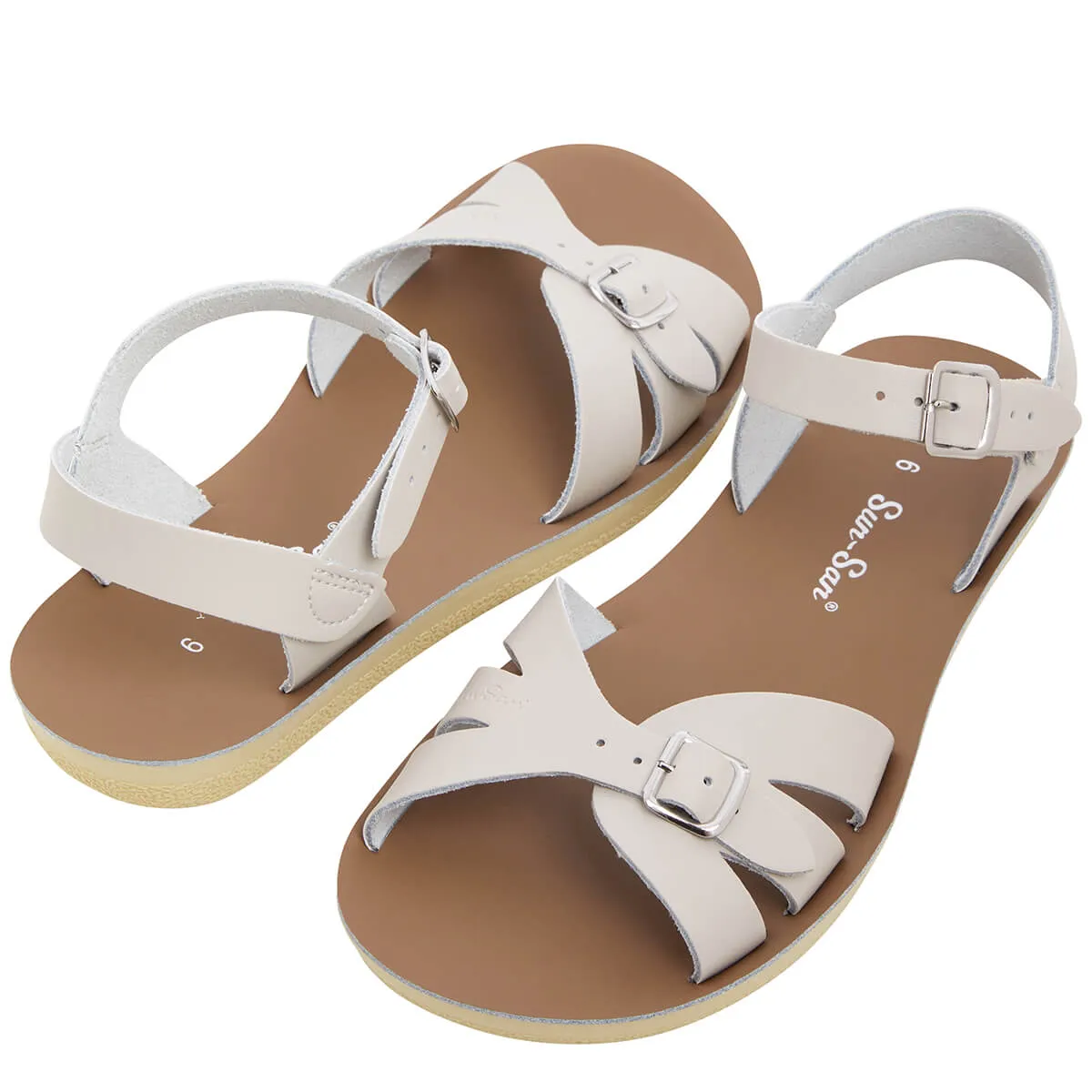 Boardwalk Adult Sandals in Stone by Salt-Water
