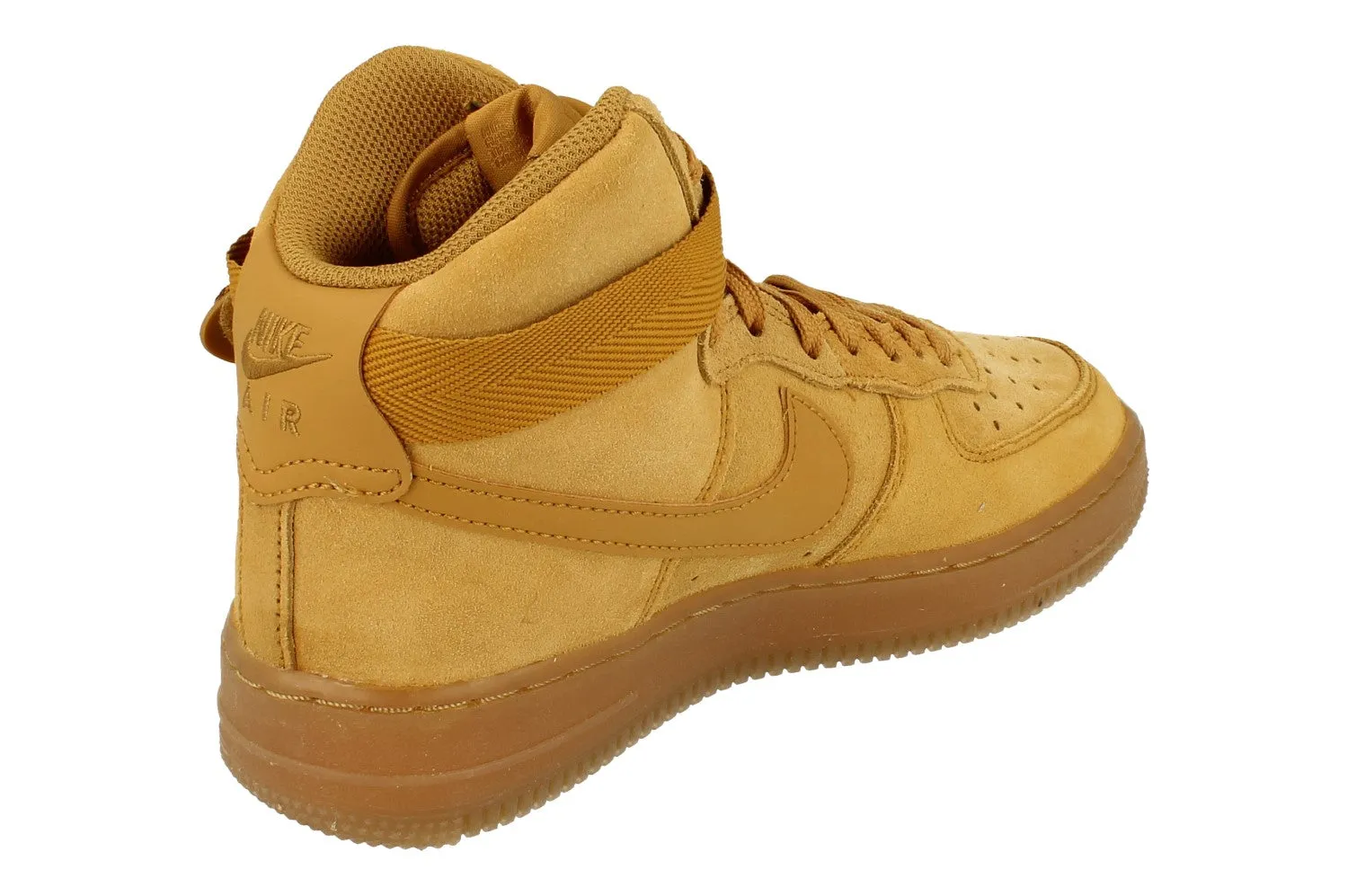 rubber sole shoe property Nike Air Force 1 High Le GS Trainers CK0262 700