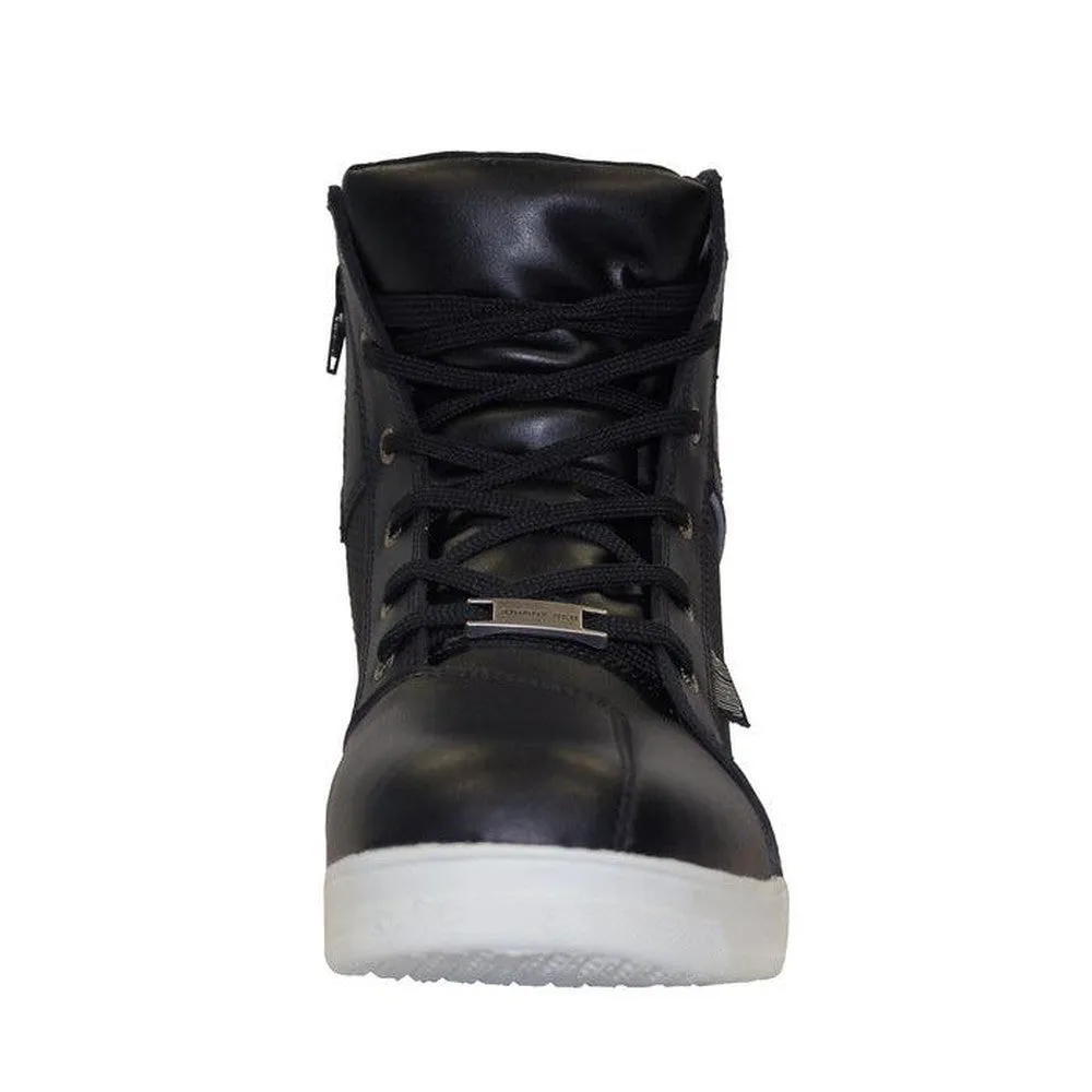 Bondi Black Waterproof Biker Boots JR21100