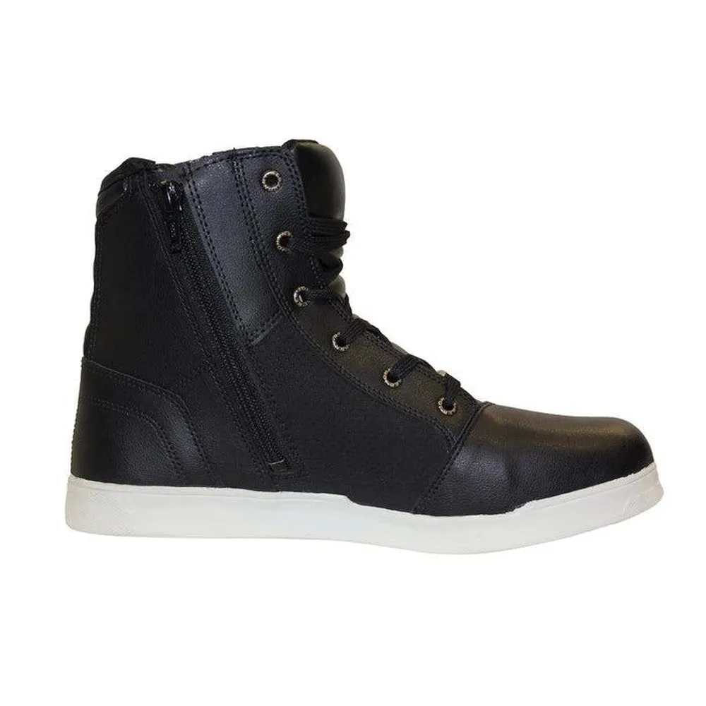 Bondi Black Waterproof Biker Boots JR21100